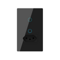 Interruptor Inteligente com Tomada - Wifi - Alexa, Google e Siri - BR Metaverso
