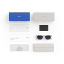 Meta Glasses Adventurer Linen Clear to Sapphire Transitions® - BR Metaverso